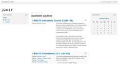 Desktop Screenshot of moodle.associationforsoftwaretesting.org